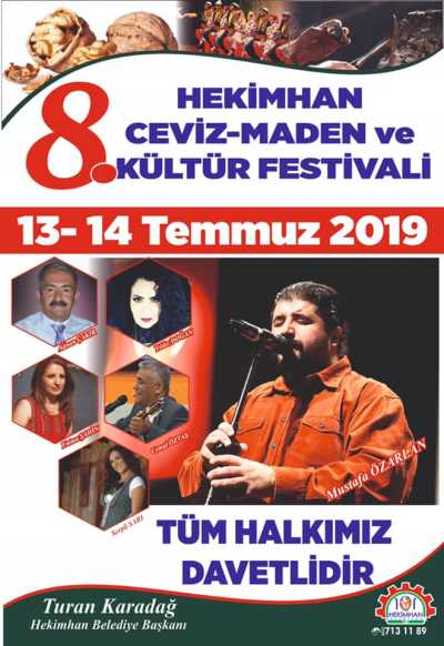 8.Hekimhan Ceviz Kültür ve Sanat Festivali